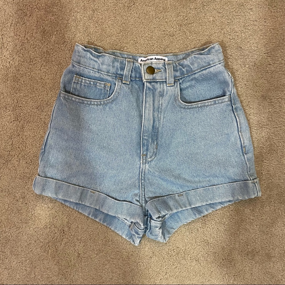 American Apparel Denim Shorts